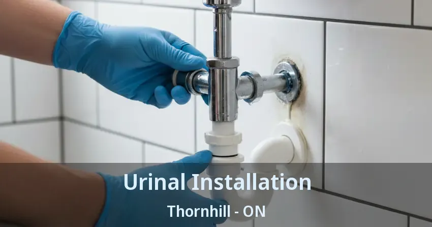 Urinal Installation Thornhill - ON