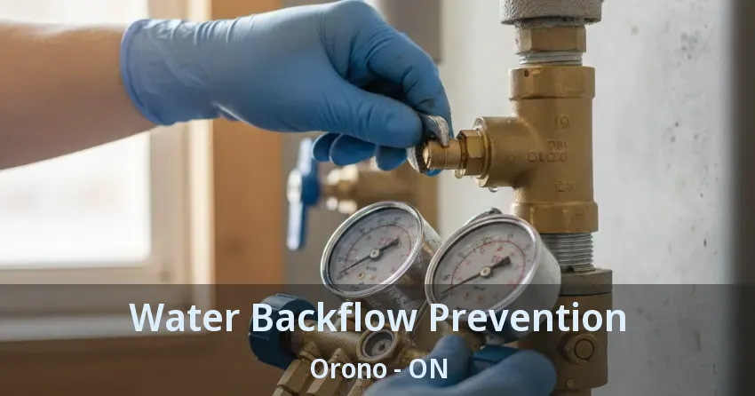 Water Backflow Prevention Orono - ON
