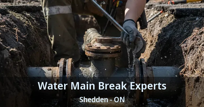 Water Main Break Experts Shedden - ON