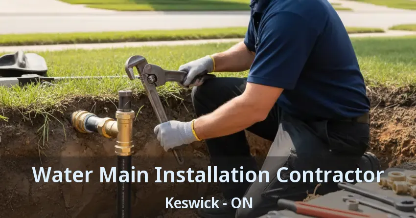 Water Main Installation Contractor Keswick - ON
