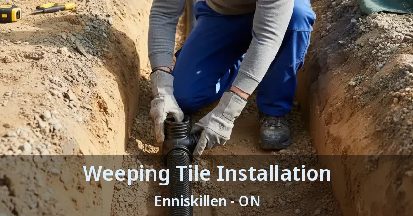 Weeping Tile Installation Enniskillen - ON