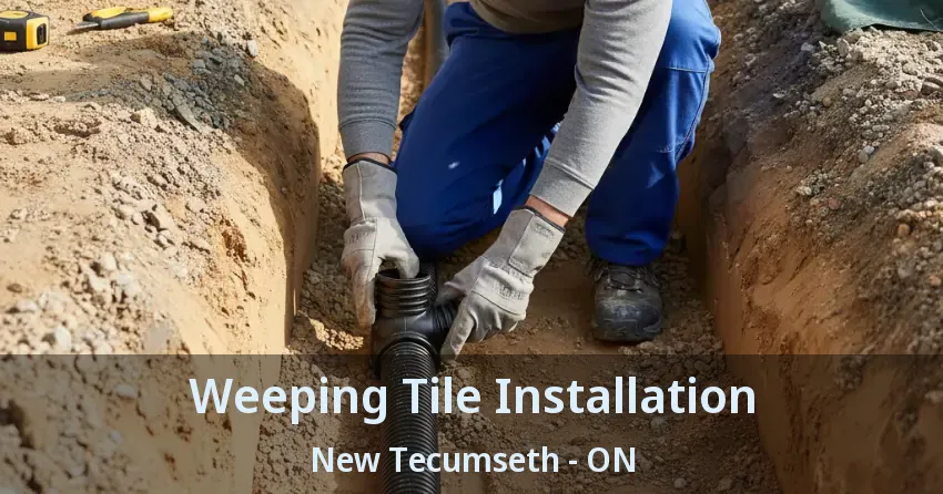 Weeping Tile Installation New Tecumseth - ON