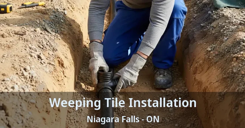 Weeping Tile Installation Niagara Falls - ON