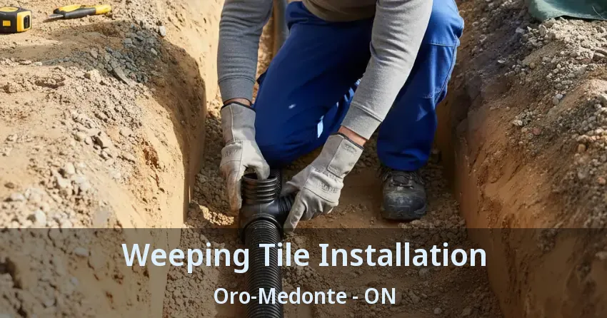 Weeping Tile Installation Oro-Medonte - ON