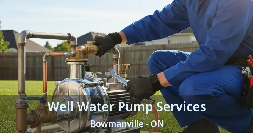 Well Water Pump Services Bowmanville - ON