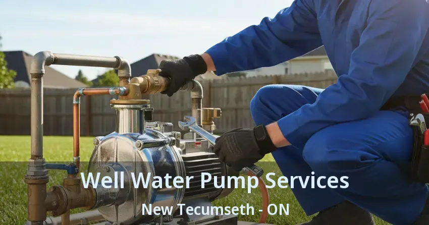 Well Water Pump Services New Tecumseth - ON